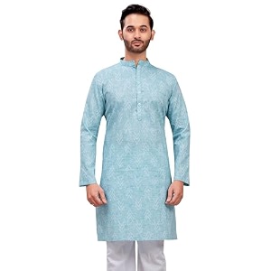 Studio Shringaar Mens Cotton Blend Relaxed Fit