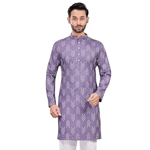Studio Shringaar Mens Cotton Blend Relaxed Fit
