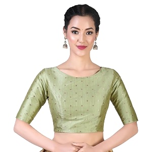 Studio Shringaar Women Cotton Silk Silky Brocade