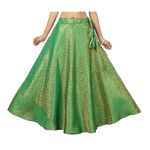 Studio Shringaar Womens Polyester Maxi Benaras Brocade