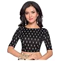 Studio Shringaar Women39s Black Cotton Handloom Ikat