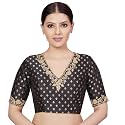 Studio Shringaar Women39s Brocade Embroidered V-Neck Readymade