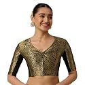 Studio Shringaar Women39s Brocade Side Stretch Smocked