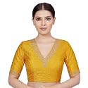 Studio Shringaar Women39s Brocade Embroidered V-Neck Readymade