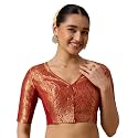 Studio Shringaar Women39s Brocade Side Stretch Smocked