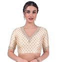 Studio Shringaar Women39s Brocade Embroidered V-Neck Readymade