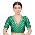 Studio Shringaar Women39s Brocade Embroidered V-Neck Readymade