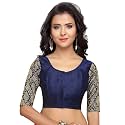 Studio Shringaar Women39s Brocade Sleeves Saree Blouse