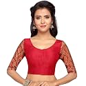 Studio Shringaar Women39s Brocade Sleeves Saree Blouse