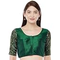 Studio Shringaar Women39s Brocade Sleeves Saree Blouse