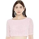 Studio Shringaar Women39s Chikankari Saree Blouse with