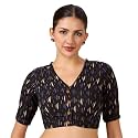 Studio Shringaar Women39s Cotton Ikat Printed Elbow