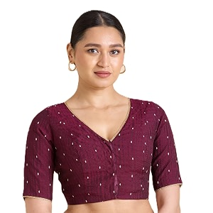 Studio Shringaar Womens Handloom Cotton Silk Readymade