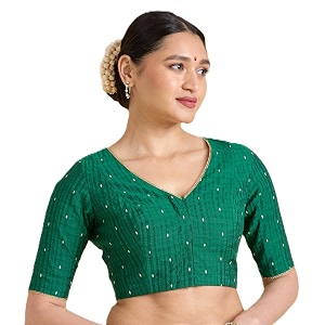 Studio Shringaar Womens Handloom Cotton Silk Readymade