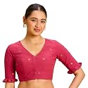 Studio Shringaar Women39s Handloom Cotton Jamdani Border