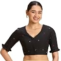Studio Shringaar Women39s Handloom Cotton Jamdani Border