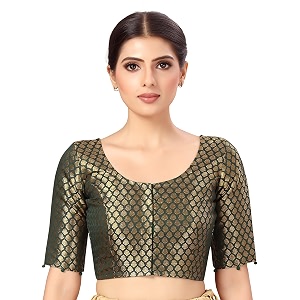 Studio Shringaar Womens Polyester Elbow length sleeves