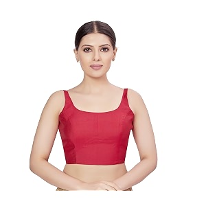 Studio Shringaar Womens Polyester Sleeveless Satin Padded