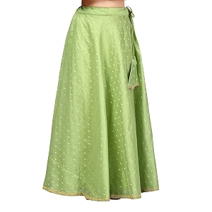 Studio Shringaar Womens Polyester Maxi Skirt