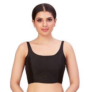 Studio Shringaar Womens Polyester Sleeveless Satin Padded