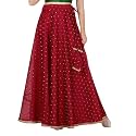 Studio Shringaar Women39s Polyester Maxi Skirt
