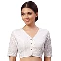 Studio Shringaar Women39s Readymade Natural Cotton Elbow
