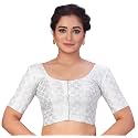Studio Shringaar Women39s Readymade Brocade Short Sleeves