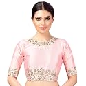 Studio Shringaar Women39s Readymade Art Silk Embroidered