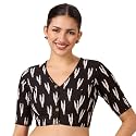 Studio Shringaar Women39s Readymade Black Cotton Block