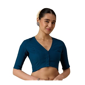 Studio Shringaar Womens Thick Handloom Cotton Plain