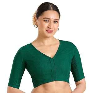 Studio Shringaar Womens Thick Handloom Cotton Plain
