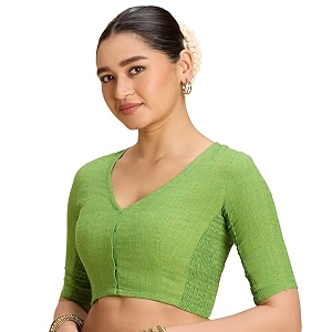 Studio Shringaar Womens Thick Handloom Cotton Plain
