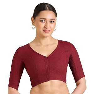Studio Shringaar Womens Thick Handloom Cotton Plain