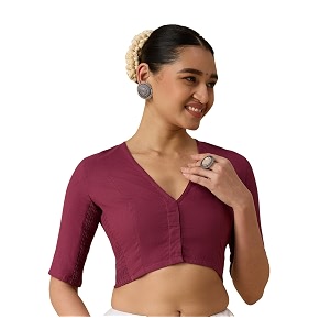 Studio Shringaar Womens Thick Handloom Cotton Plain