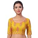 Studio Shringaar Women39s Yellow Jaipuri Block Printed