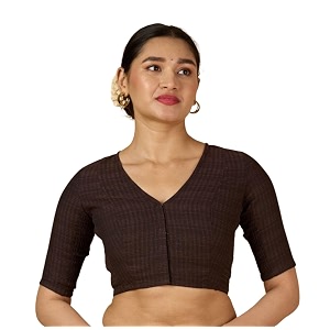 Studio Shringaar Women Cotton Half Sleeve Madras