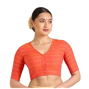 Studio Shringaar Women Cotton Half Sleeve Madras