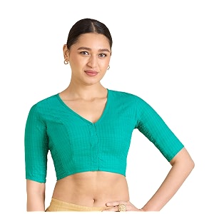 Studio Shringaar Women Cotton Half Sleeve Madras