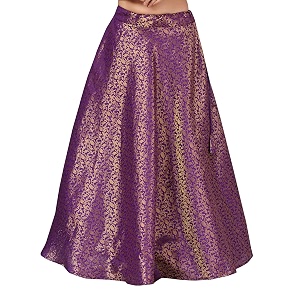 Studio Shringaar Womens Polyester Maxi Benaras Brocade