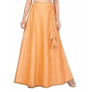 Studio Shringaar Womens Polyester Maxi Skirt