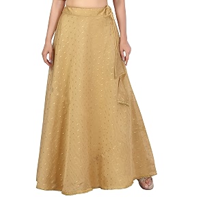 Studio Shringaar Womens Polyester Maxi Skirt