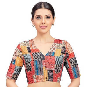 Studio Shringaar Womens Cotton Patchwork Printed Readymade