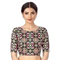 Studio Shringaar Women Crepe Readymade Ikkat Printed