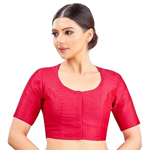Studio Shringaar Womens Basic Polyester Short Sleeves