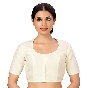 Studio Shringaar Womens Basic Polyester Short Sleeves
