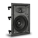 STUDIOFINIX 6.5 Inch 2-Way in-Wall Speaker, 100 Watts Flush Mount Speaker with 6.5" Woofer 1" Silk Dome Tweeter, Paintable,Home Theater Whole House Audio (White, Each)