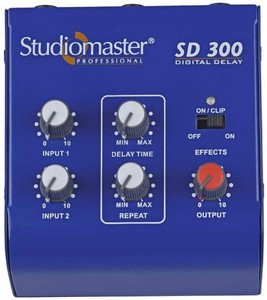 studiomaster sd 300 with charger and echodelay digital sound mixer
