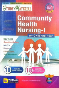 Study Material Of Community Health Nursing-I GNM
