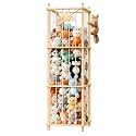 Stuffed Animal Storage, 54" Toy Organizer Tower, Anti-Tip Design
