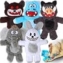 No Stuffing Dog Squeaky  Toys,Tough Dog Toys for  Aggressive Chewers